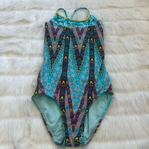 Gossip Girl Cherokee Print One Piece Swimsuit (10)